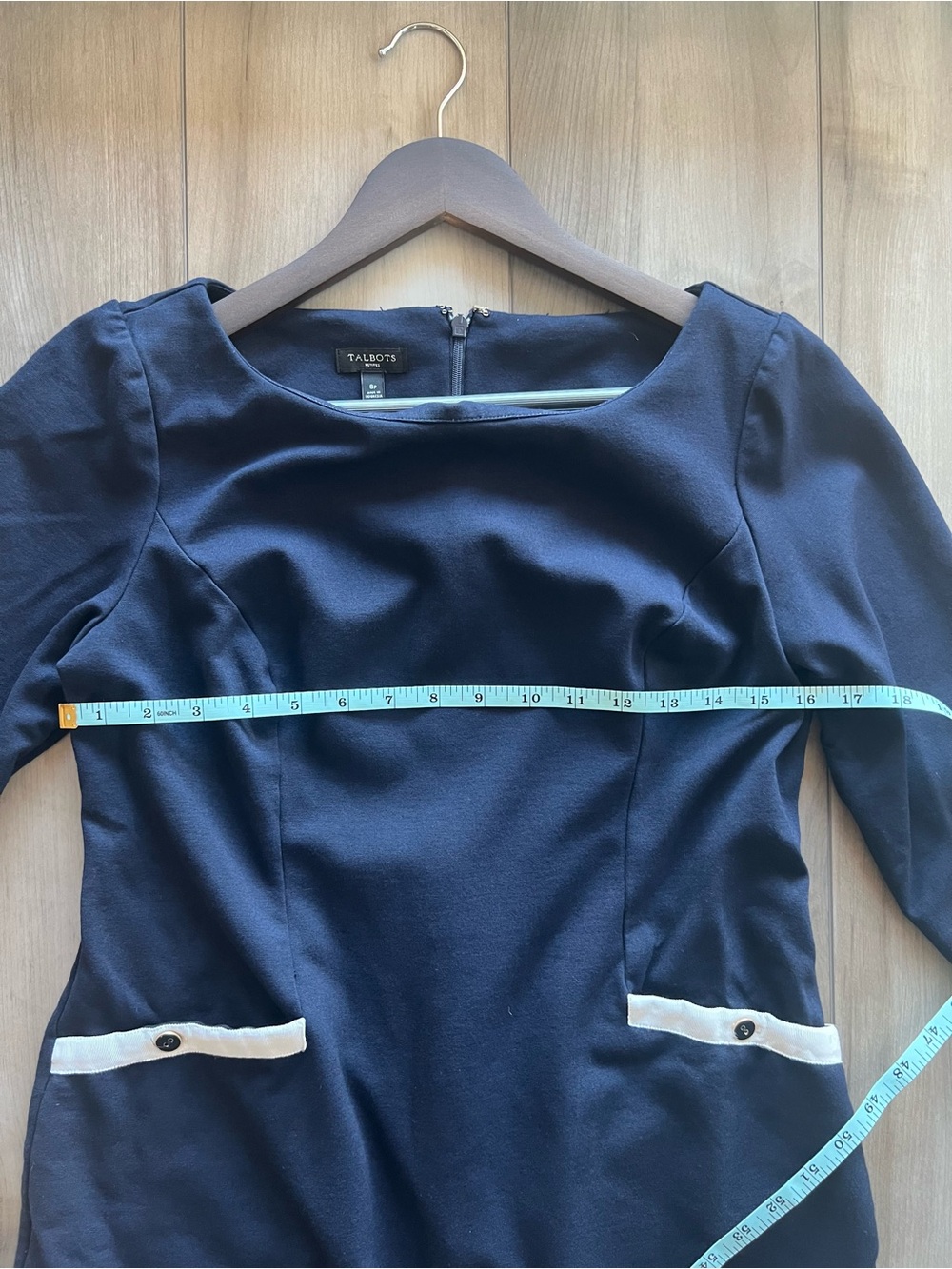 TALBOTS | Petite Boat Neck Navy Dress ⚓️ - Picture 5 of 9